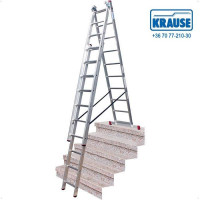 Krause Corda sokcélú létra 3x10 fokos, lépcsőfunkcióval