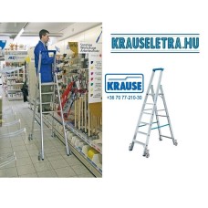 Krause Stabilo gurítható ipari állólétra, lépcsőfokos, 10 fokos