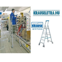Krause Stabilo gurítható ipari állólétra, lépcsőfokos, 5 fokos
