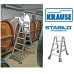 Krause Stabilo gurítható két oldalon járható létra 2x8 fokos