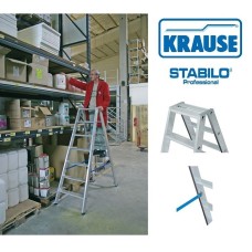 Krause Stabilo két oldalon járható lépcsőfokos állólétra 2x4 fokos